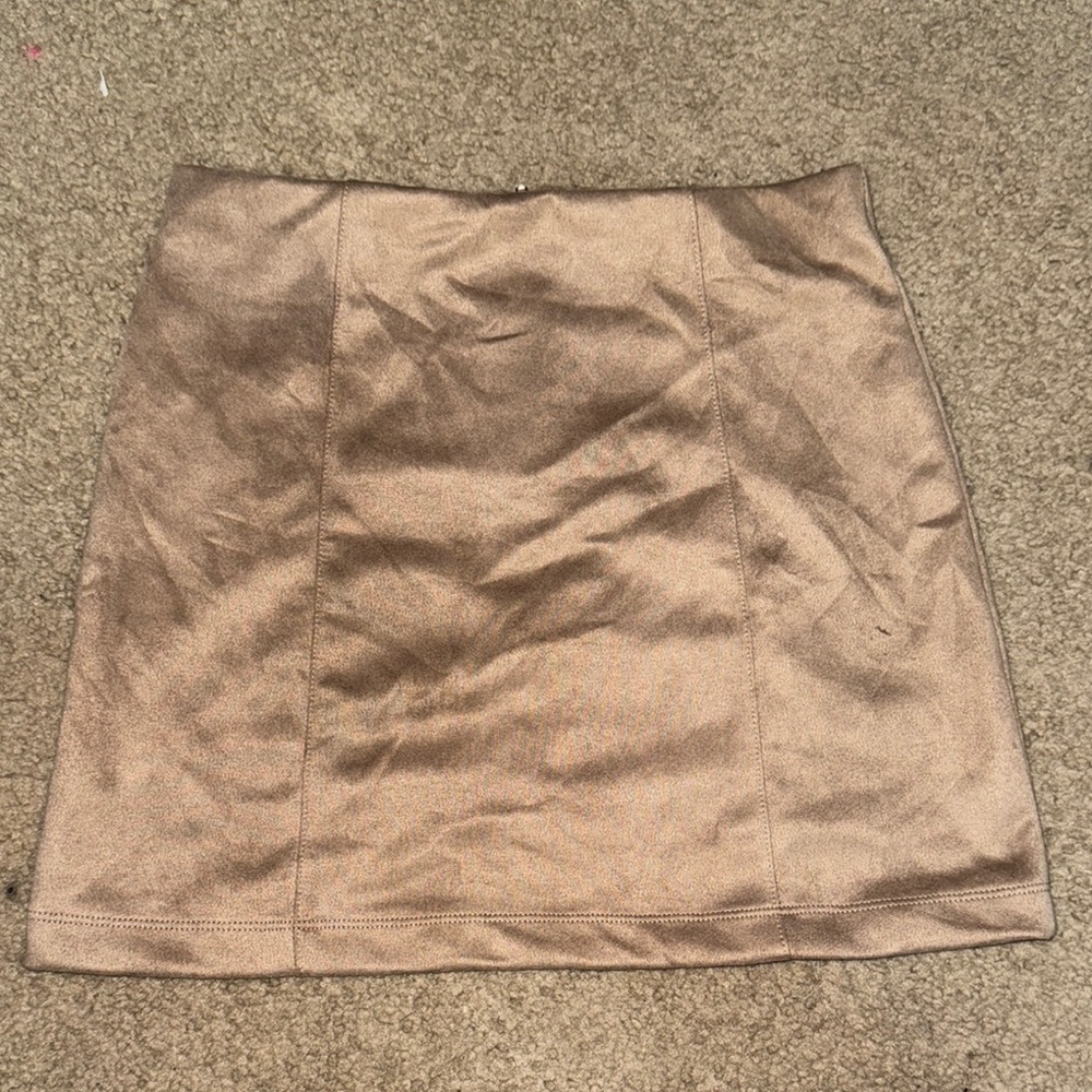 Fashion nova Suede Faux skirt